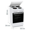 Gorenje Električni šporet GE 5A23 WH